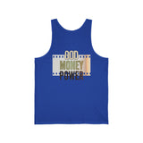 God Money Power Tank Top – Inspirational Faith & Hustle Graphic Tank