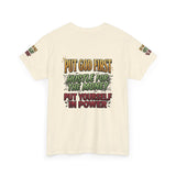 Inspirational Faith Tee — "Put God First, Hustle for the Money, Put Yourself in Power"