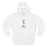 God Money Power Hoodie — Crown & Coin Vertical Graphic Fleece Hoodie