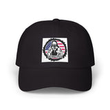 Dad Cap – Vintage American Flag Skull Logo Embroidered Hat