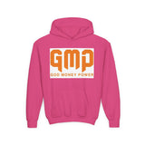 Youth Hoodie — GMP (God Money Power) Bold Orange Logo