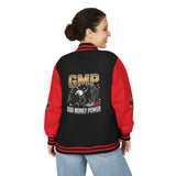 Letterman Jacket — GMP God Money Power Eagle Varsity Jacket