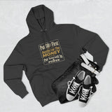 Hoodie — “Put GOD First, Hustle For The MONEY” Motivational Religious Graphic Hoodie
