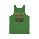 Put God First Hustle Tank — Inspirational Faith & Motivation Tank Top