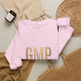 GMP 'God Money Power' White Crewneck Sweatshirt