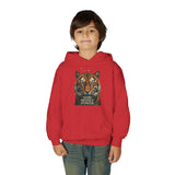Tiger 'God Money Power' Youth Hoodie — Bold Graphic Pullover for Kids