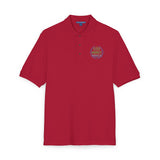 Embroidered Floral 'Love Grows' Polo Shirt