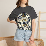 God Money Power T-Shirt — Crown Emblem Graphic Tee (God • Money • Power)
