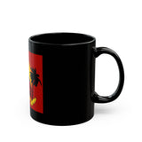 Black Mug — "God Money Power" Retro Palm Tree Design (11oz, 15oz)