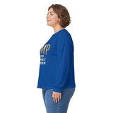 GMP (God Money Power) Long Sleeve Tee — Gold Logo Faith Streetwear
