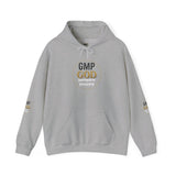 GMP GOD Money Power Hoodie — White Graphic Logo Streetwear Hoodie