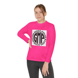 Youth Long Sleeve Tee — "GMP" Good Money Power Circular Logo