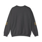 God Money Power Crewneck Sweatshirt — Patriotic American Flag Graphic
