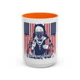 God, Money, Power Coffee Mug — Patriotic Street Art Accent Mug (11/15oz)