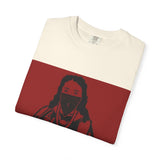 Jesus with Mask T-Shirt — "God Money Power" Graphic Tee