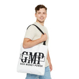 GMP "God Money Power" Graphic Tote Bag – Faith & Hustle Everyday Carry