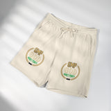 Fleece Sweat Shorts — "GMP GOD Money Power" Graphic Lounge Shorts