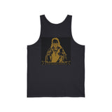Religious Icon Tank Top — Gold Madonna Graphic Jersey Tank