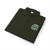 God is My Power Polo Shirt — Faith-Based Graphic Performance Polo