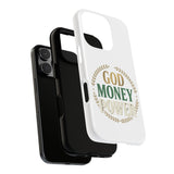 Phone Case — "God Money Power" Inspirational Religious Design