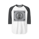Raglan Shirt — Retro Stacked Cash Graphic (God Money Power)