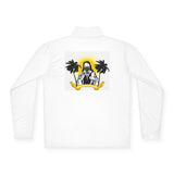 Quarter-Zip Pullover — Tropical Saint Graphic Pullover