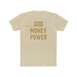 God Money Power Tee — Bold Faith & Hustle Graphic T-Shirt