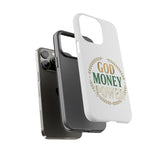 Phone Case — "God Money Power" Inspirational Religious Design