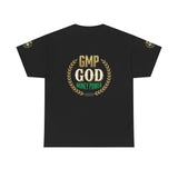 GMP God Money Power Tee — Motivational Gold Laurel Graphic T-Shirt