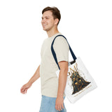 GMP 'Gold Money Power' Tote Bag — Luxurious King on Throne All-Over Print
