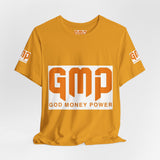 GMP "God Money Power" Graphic Tee — Bold Faith & Hustle Shirt