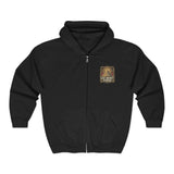 God Money Power Zip Hoodie — Vintage Inspirational Faith & Prosperity Sweatshirt