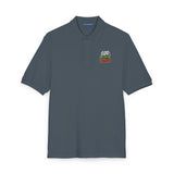 God Money Power- Embroidered 'Good Vibes' Polo Shirt – Casual Golf & Workwear