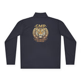 GMP 'God Money Power' Quarter-Zip Pullover – Gold Tiger Crest