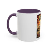 Coffee Mug - 'God Money Power' Pyramid Graphic Accent Mug (11/15oz)