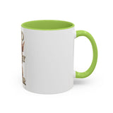 Coffee Mug — "God Money Power" Crown & Gauntlet Accent Ceramic Mug (11/15oz)