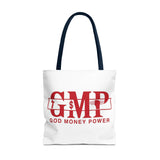 God Money Power (GMP) Red Logo Tote Bag – Faith & Wealth Statement Tote