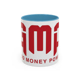 GMP Coffee Mug — Good Money Power Red Accent Ceramic Mug (11/15oz)