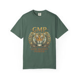 GMP Tiger Crest T‑Shirt — "God Money Power" Graphic Tee