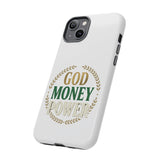 Phone Case — "God Money Power" Inspirational Religious Design