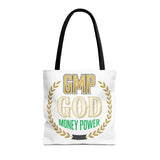 GMP GOD Money Power Tote Bag — Bold Financial Empowerment Canvas Tote