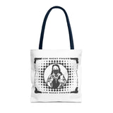 Tote Bag — "God Money Power" Retro Saint Graphic Tote