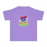 Youth Tee — GMP God Money Power Colorful Graphic Shirt