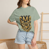 Good Money Power Graphic Tee — GMP 3D Gold Lettering T-Shirt