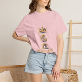 God Money Power T-Shirt — Crown & Coins Faith-Inspired Graphic Tee