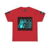 God Money Power Tee — Retro Neon Graphic T-Shirt