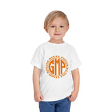 GMP God Money Power Toddler Tee — Orange Logo Kids T‑Shirt
