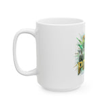 God Money Power Ceramic Mug (11oz & 15oz) — Bold Faith & Prosperity Coffee Cup