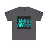 God Money Power Tee — Retro Neon Graphic T-Shirt