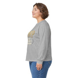 GMP (God Money Power) Long Sleeve Tee — Gold Logo Faith Streetwear